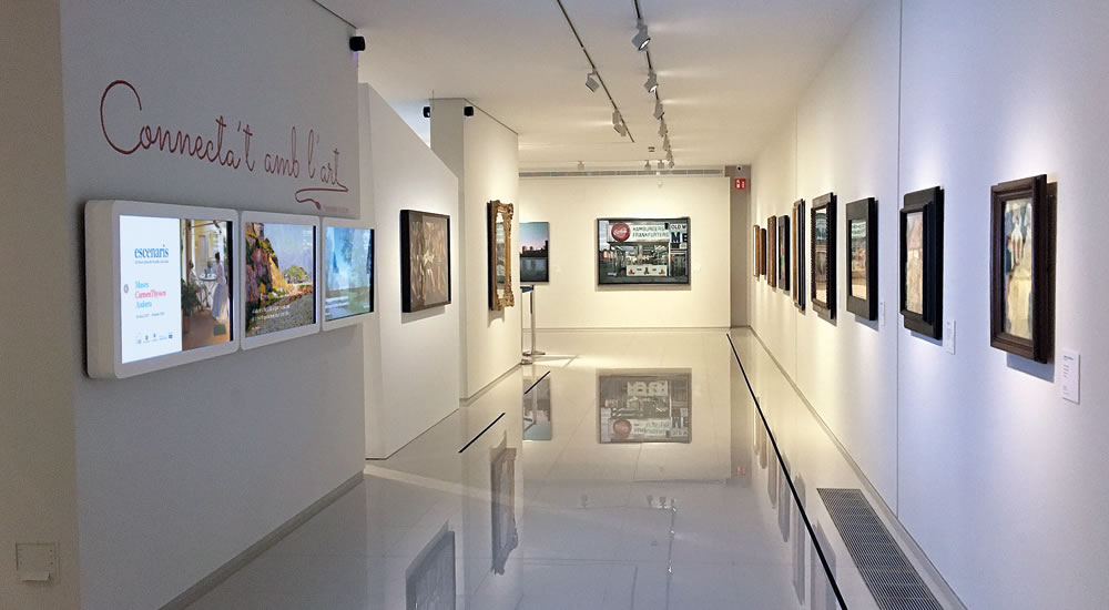 Tecnología interactiva para el Museo Carmen Thyssen Andorra