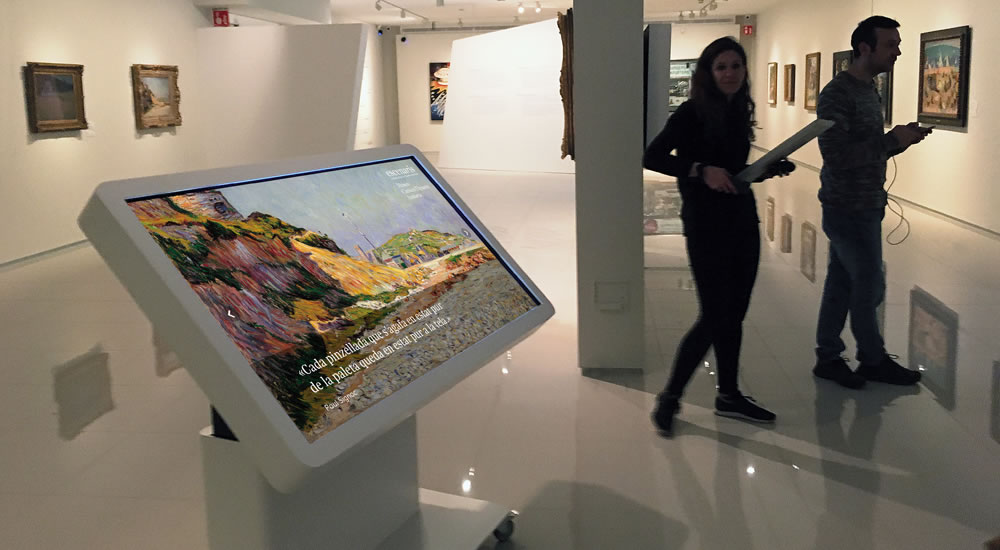 Tecnología interactiva para el Museo Carmen Thyssen Andorra