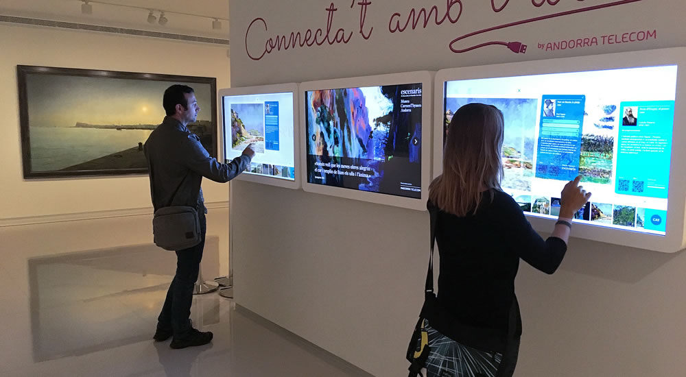 Tecnología interactiva para el Museo Carmen Thyssen Andorra