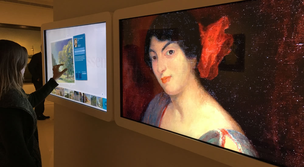 Tecnología interactiva para el Museo Carmen Thyssen Andorra