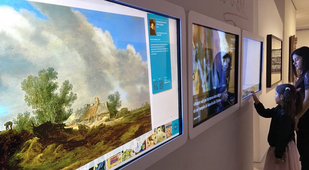 Tecnología interactiva para el Museo Carmen Thyssen Andorra