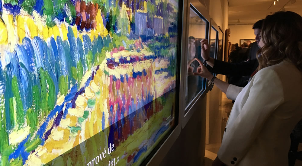 Tecnología interactiva para el Museo Carmen Thyssen Andorra