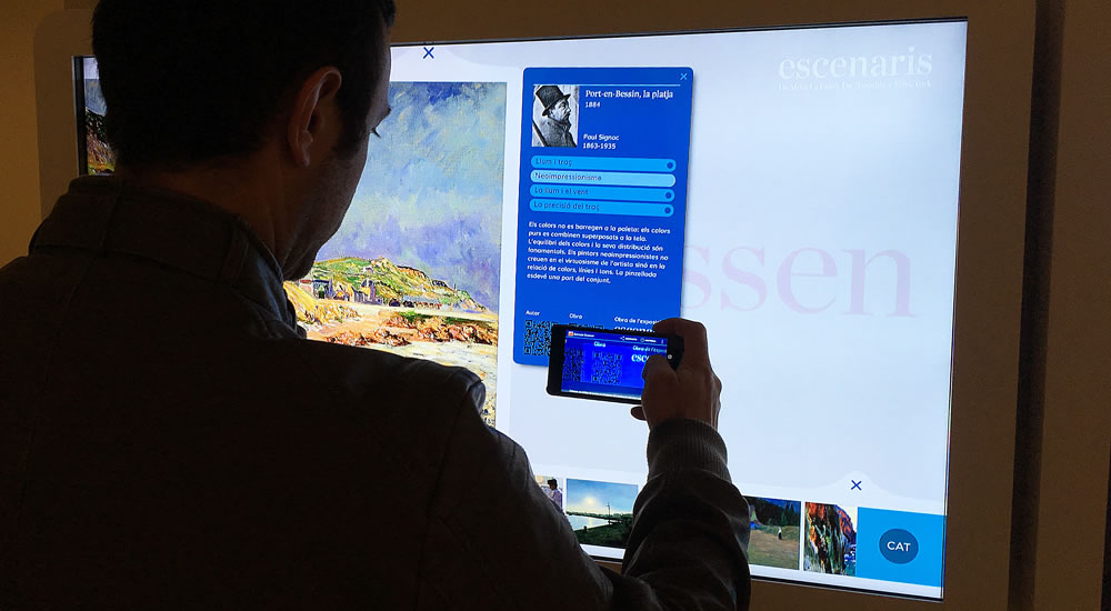 Tecnología interactiva para el Museo Carmen Thyssen Andorra