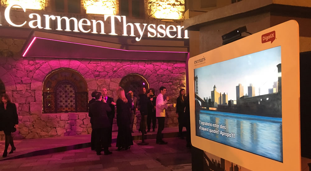 Tecnología interactiva para el Museo Carmen Thyssen Andorra