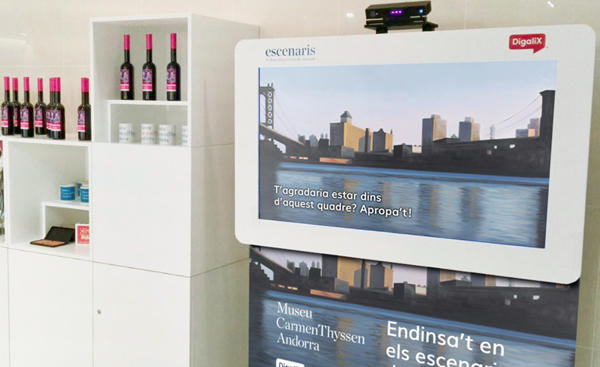 Photocall interactivo para los invitados del Museo Carmen Thyssen Andorra