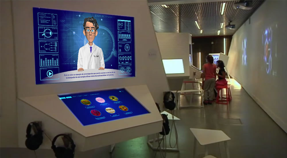 Nuevos interactivos en CosmoCaixa para conocer los avances en investigación contra la ceguera