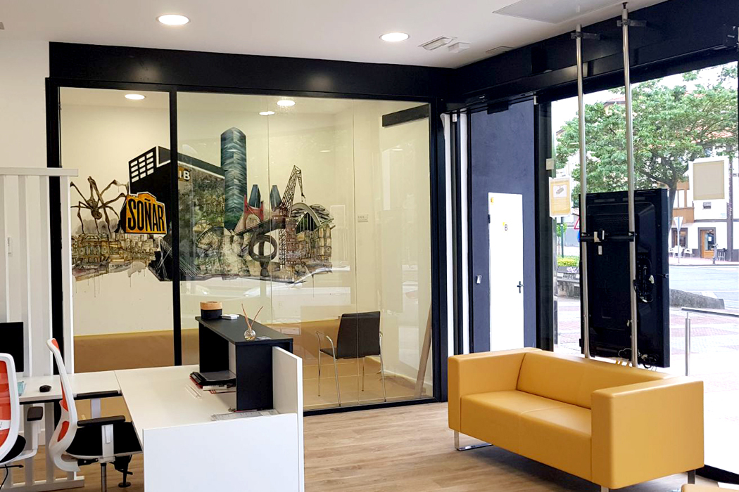 La empresa de real estate InmoBi Bilbao diseña una oficina interactiva con la participación de DigaliX