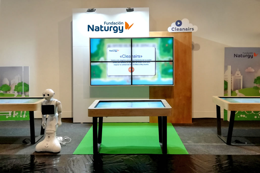 XTable como tablero de juego para Naturgy en el evento Imperdibles Cotec