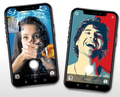 Nuestro photocall interactivo ahora también online con filtros AR