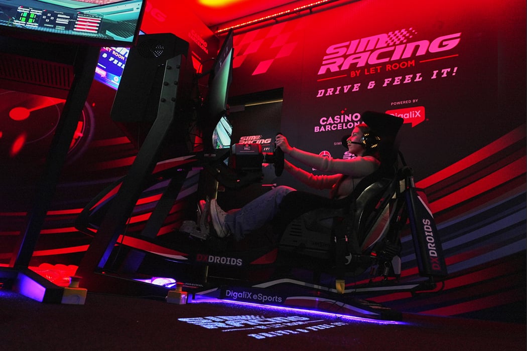 DigaliX y Casino Barcelona inauguran la primera sala de Simracing con simuladores profesionales