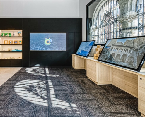 Tecnología interactiva para la nueva oficina de turismo de Sant Feliu de Guíxols