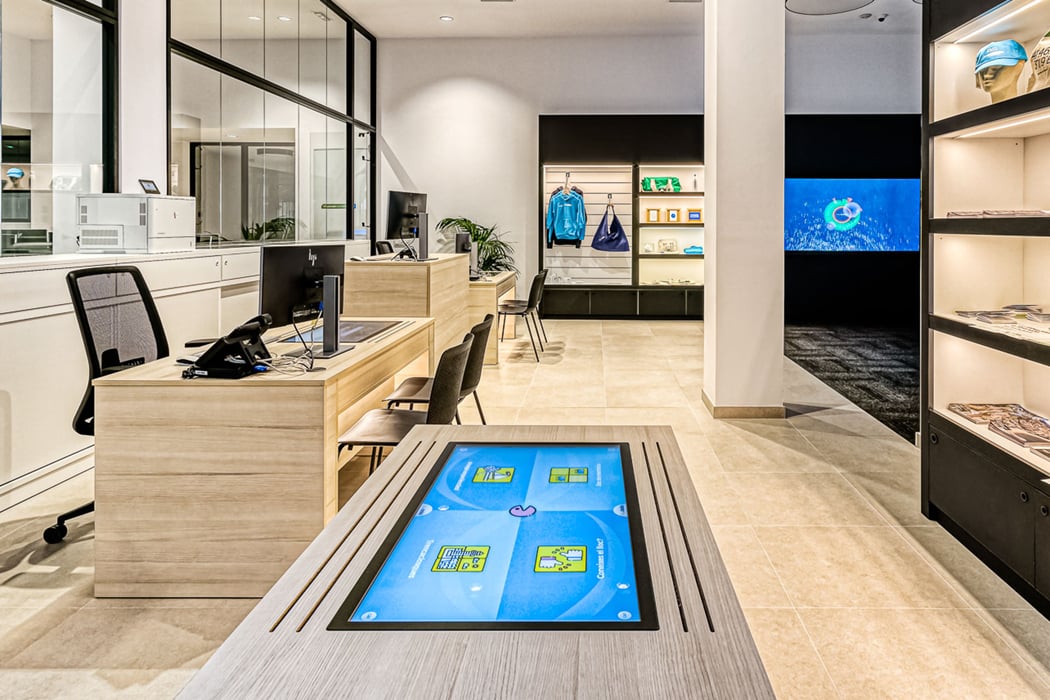 Tecnología interactiva para la nueva oficina de turismo de Sant Feliu de Guíxols