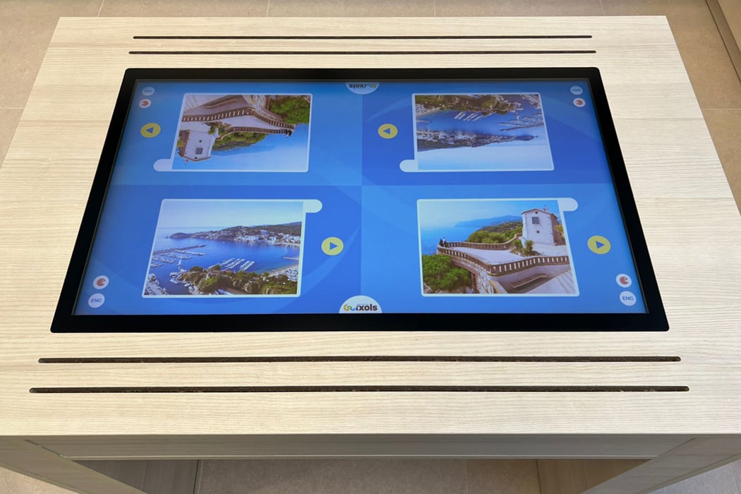 Tecnología interactiva para la nueva oficina de turismo de Sant Feliu de Guíxols