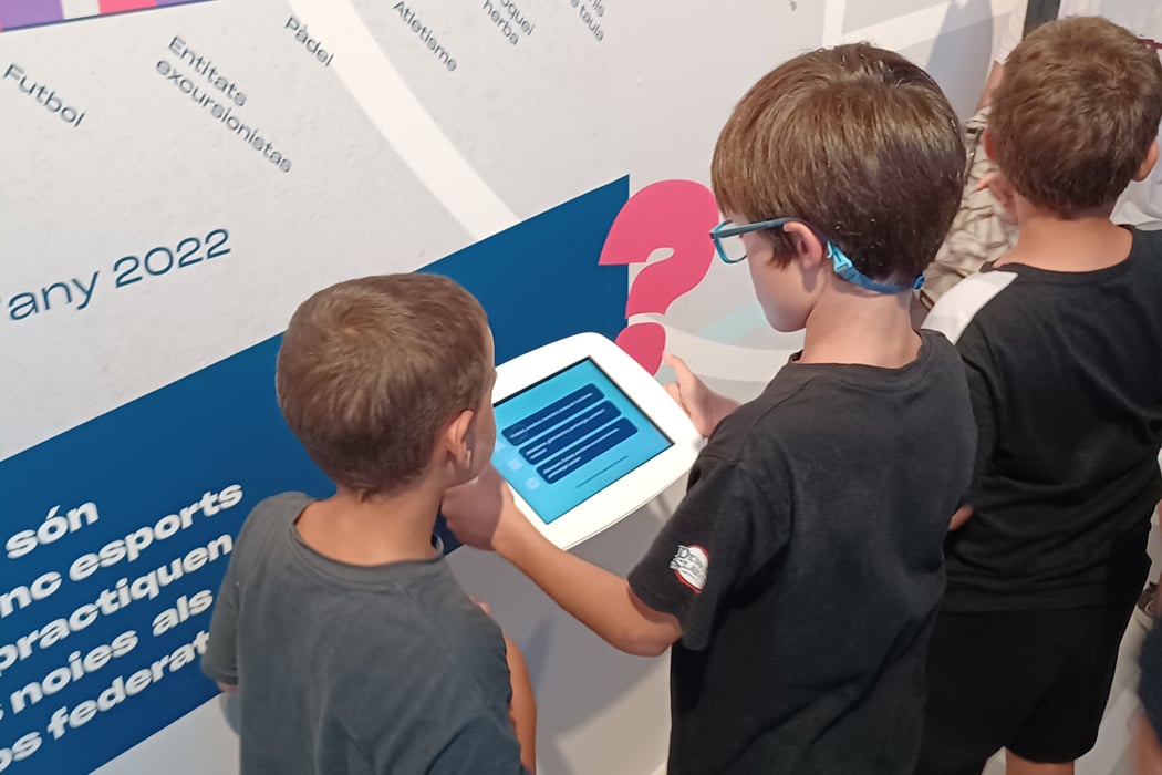 Interactivos para la exposición “Jugo com una nena!” en el Palau Robert de Barcelona