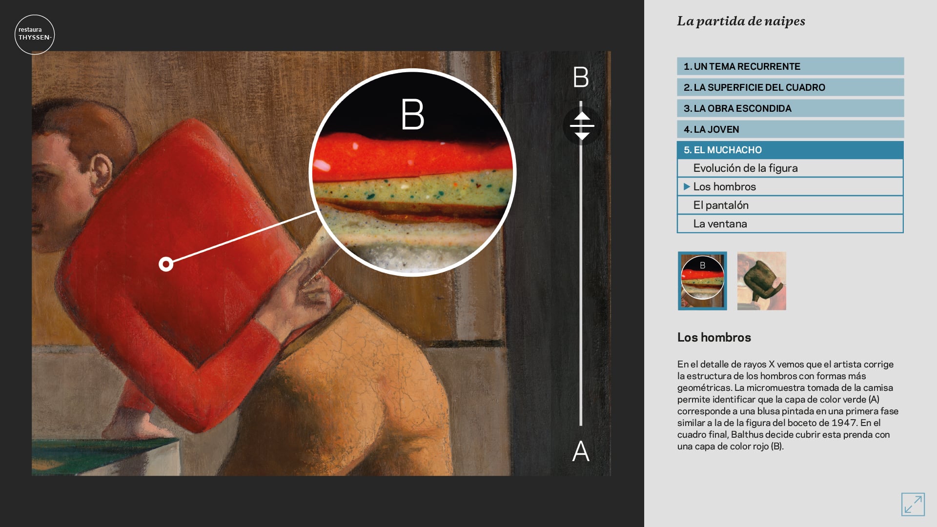 Una ventana interactiva al proceso de restauración con la webapp para el Museo Thyssen